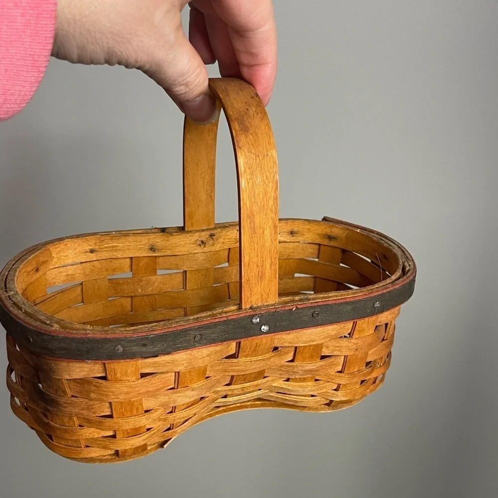 2000 Longaberger Barbecue Buddy Basket Small